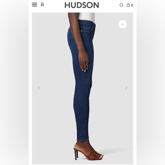 Hudson Nico Super Skinny Light Wash Jeans Size 30 - Picture 8 of 8